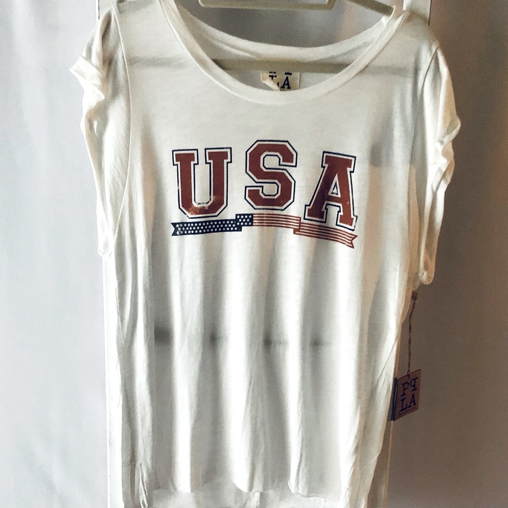 NWT PPLA USA Graphic Tee.  Size XS.